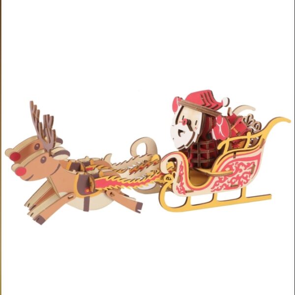 Developmental Toys Christmas Mechanical Toy DIY Christmas Ornament Christmas Centerpiece Decoration Christmas Table Decor Toddlers Toys Children Toys Wooden Gift Puzzle Pupils | EZ Auction