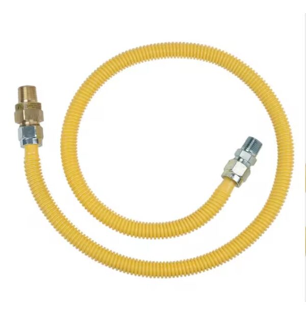 1/2 in. MIP x 1/2 in. MIP x 48 in. Gas Connector (5/8 in. OD) w/Safety+Plus2 Thermal Excess Flow Valve (106,000 BTU) | EZ Auction