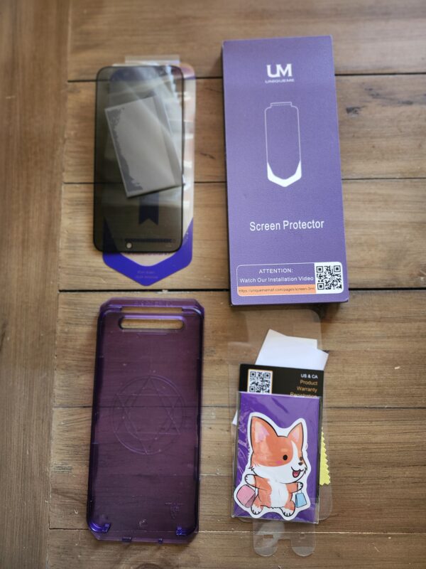 ***Used***UniqueMe Privacy Screen Protector for iPhone 15 plus | EZ Auction