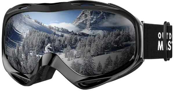 OutdoorMaster OTG Ski Goggles - Over Glasses Ski/Snowboard Goggles for Men, Women & Youth - 100% UV Protection | EZ Auction