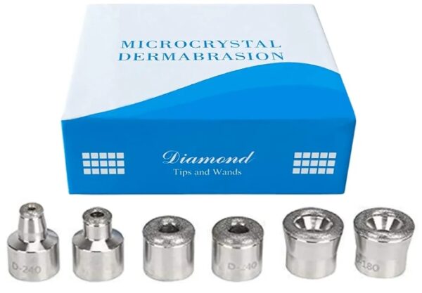 ***Missing 4 Tips***Diamond Dermabrasion Head Microdermabrasion Exfoliator Home Facial Dermabrasion Tool Dermabrasion Replacements 6 Tips | EZ Auction