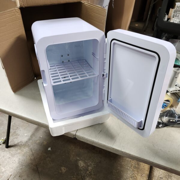 Mini Fridge, Portable Refrigerator, Cooler, Warmer with Glass Front and Digital Temperature Control, 110V AC and 12V DC Car Plugs (20L) | EZ Auction