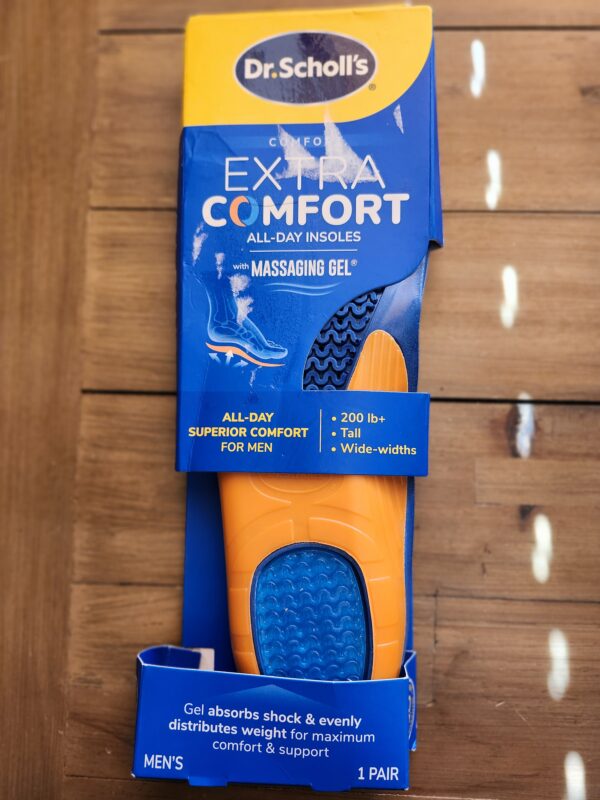 Dr. Scholl’s Extra Support Insoles Superior Shock Absorption and Reinforced Arch Support for Big & Tall Men to Reduce Muscle Fatigue So You Can Stay on Your Feet Longer (for Men's 8-14) | EZ Auction