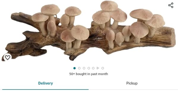 Resin Mushroom Decor Cottagecore Decor Mushroom Wall Decor Vintage Wall Hanging Sculpture Vintage Farmhouse Hanging for Home Bedroom Living Room Birthday Gift | EZ Auction