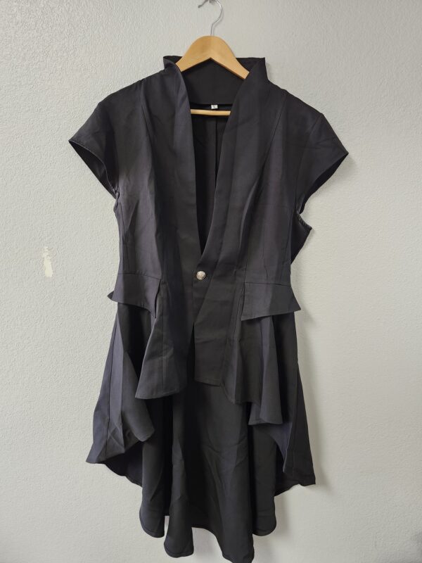 ***LARGE***Womens Steampunk Jacket Gothic Victorian Renaissance Medieval Tailcoat | EZ Auction