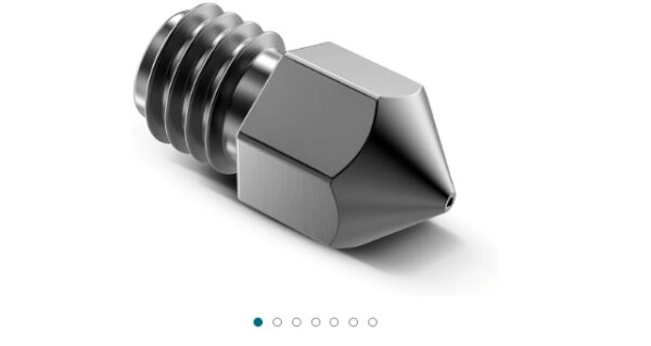Tungsten Carbide 3D Printer MK8 Extruder Nozzle, High Temperature Printing, Super Wear Resistant, 0.4mm/1.75mm | EZ Auction