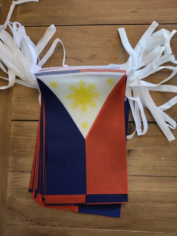 Philippines String Flag Pennant Banner - 38 Flags, 42 Feet Small Mini Philippine Flags Bunting Banner for Country Decoration, School, Party, Sports Events | EZ Auction