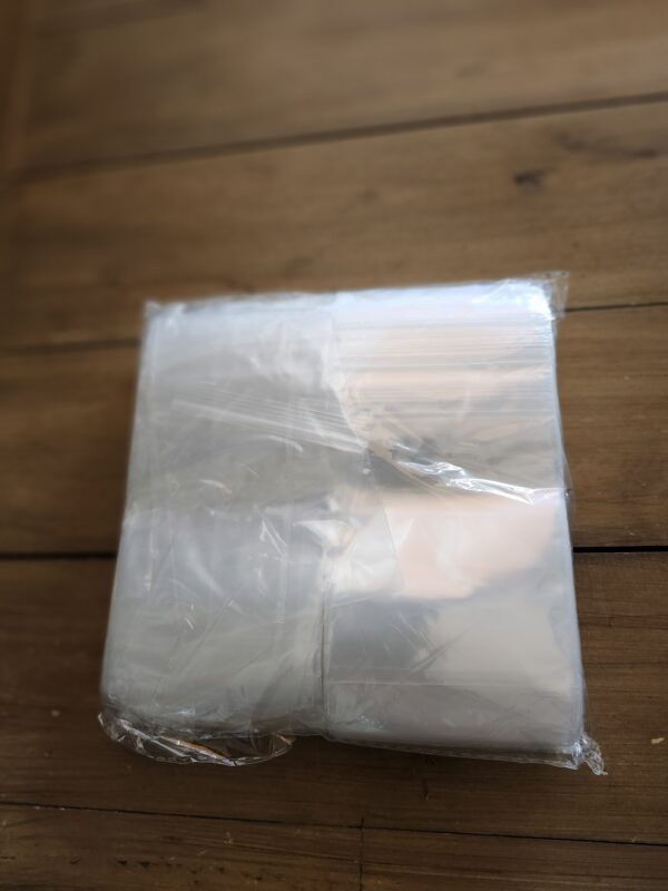 GPI Pack of 100 3" x 4" Clear Plastic RECLOSABLE Zip Bags - Bulk 2 mil Thick Strong & Durable Poly Baggies with Resealable Zipper Top Lock & Write-on White Block, for Storage, Packaging & Shipping | EZ Auction