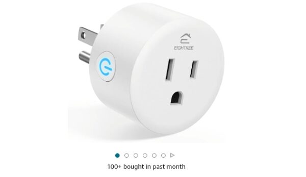 EIGHTREE Smart Plug, Smart Home WiFi Outlet Works with Alexa & Google Home, Smart Socket with Remote Control & Timer Function, 2.4GHz WiFi Only | EZ Auction