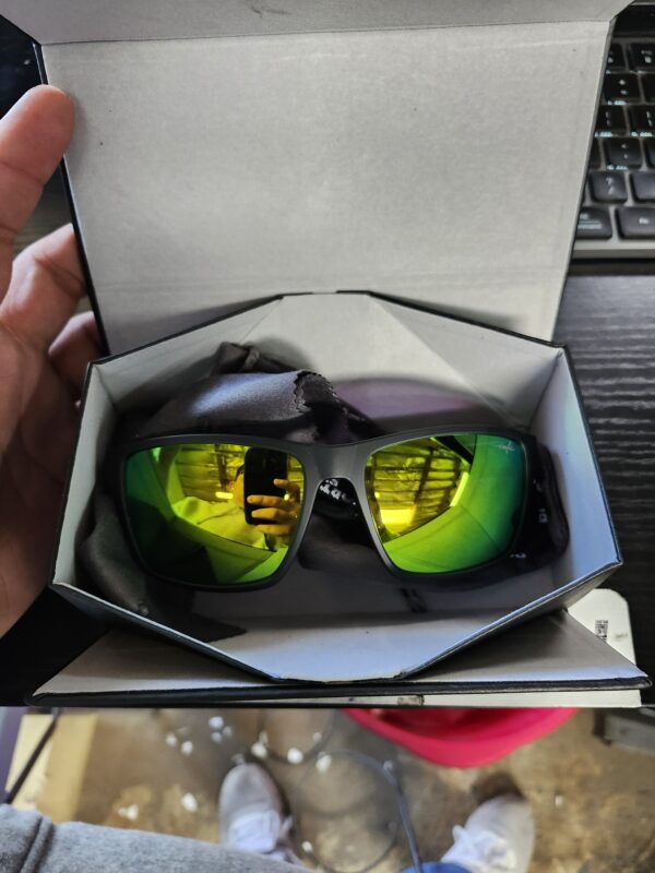 Fishing Polarized Sunglasses for Men Driving Running Golf Sports Glasses Square UV Protection Designer Style Unisex | EZ Auction