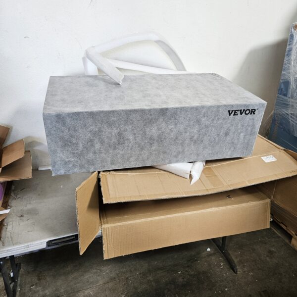 VEVOR Ready to Tile Shower Seat, 38.2" x 11.4" x 20" corner shower bench, Factory Waterproof & 100% Leak Proof Tileable Shower Corner Seat, 440lbs Load-Bearing Rectangular Board Shower Bench, Grey | EZ Auction