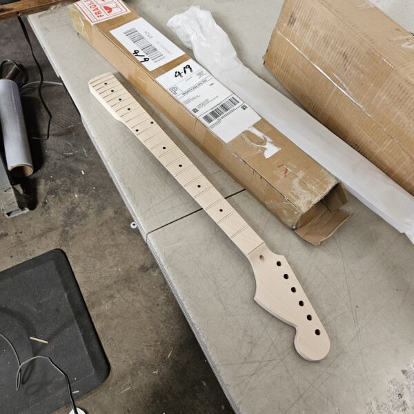 Neck for Strat Guitar, Maple Fingerboard | EZ Auction