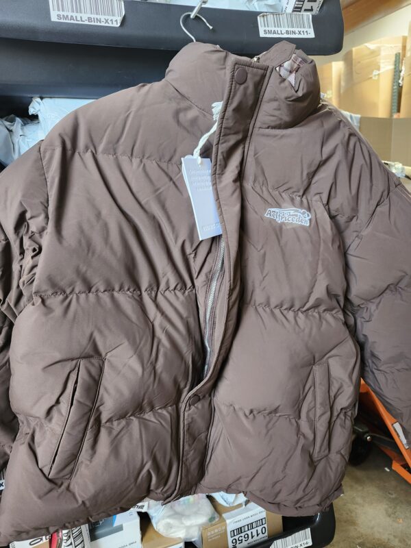 ***SIZE M*** BROWN AELFRIC EDEN PUFFER JACKET | EZ Auction