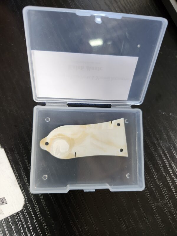 KAISH Pure CUSTOM Made Natural Yellow Pearl Guitar Truss Rod Cover with 3 Hole for Epi LP Les Paul | EZ Auction