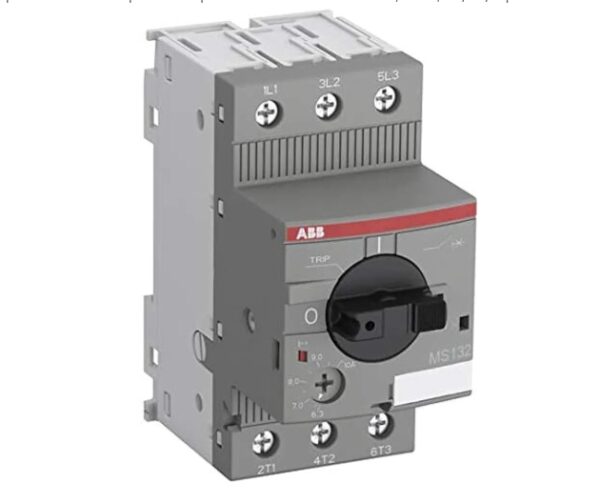 MS132-6.3 | 1SAM350000R1009 | MS132-6.3 | ABB Manual Motor Starter 4-6.3A, 3 Pole, ON/Off/Trip Contact Position | EZ Auction