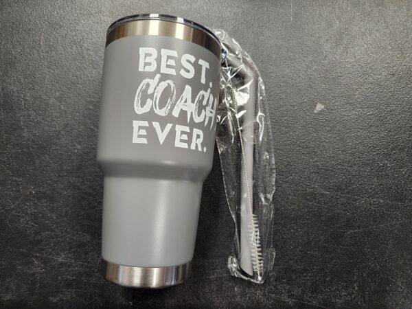Panvola Best Coach Ever Sports Coach Gifts Soccer Football Baseball Basketball Gym Trainor Mentor From Team Members Students Vacuum Insulated Tumbler Stainless Steel Travel Mug With Straw (30 oz) | EZ Auction