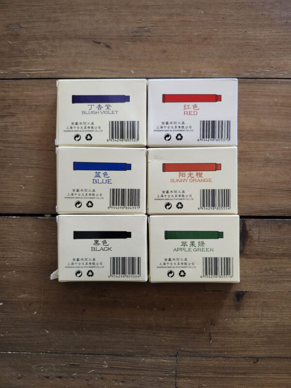 30pcs JINHAO Ink Cartridges Fountain Pen Refills for JINHAO and Baoer Pen Standard Size (Mixed Colors) | EZ Auction