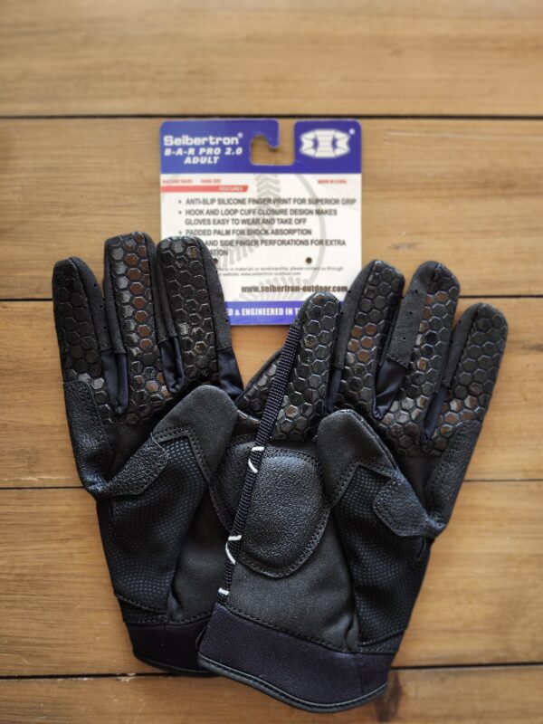 Seibertron B-A-R PRO 2.0 Signature Baseball/Softball Batting Gloves Super Grip Finger Fit for Adult | EZ Auction