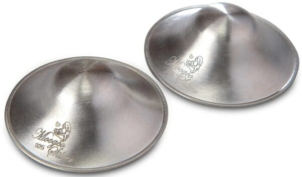 Nursing Cups - Nipple Shields for Nursing Newborn - Breastfeeding Essentials - Newborn Essentials Must Haves - Nipple Covers Breastfeeding - Silver | EZ Auction