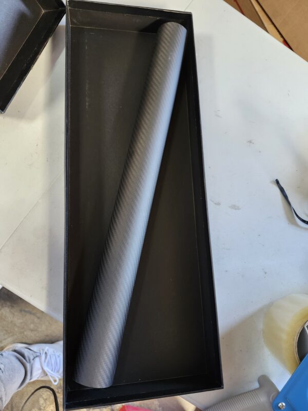 1pcs Carbon Fiber Tube 50x47x500mm,6~50mm Available, 3K roll Wrapped Twill Matte Finish. | EZ Auction