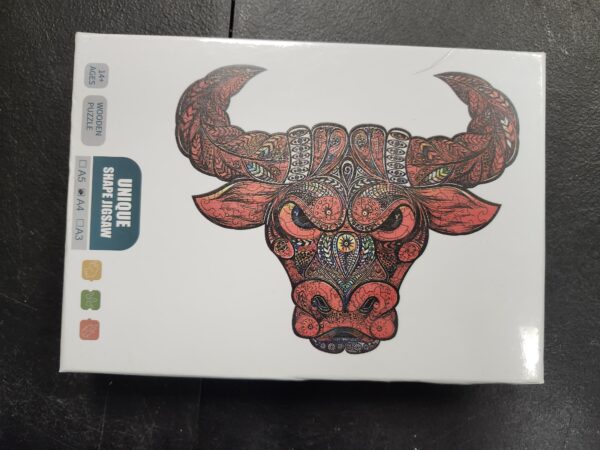 Bull ‘Red Head’ 3D Wood Jigsaw Puzzle | EZ Auction