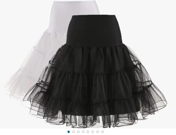 Size 3XL, Women's 50S Vintage Tulle Petticoat Half Slip Tutu Underskirt 26" | EZ Auction