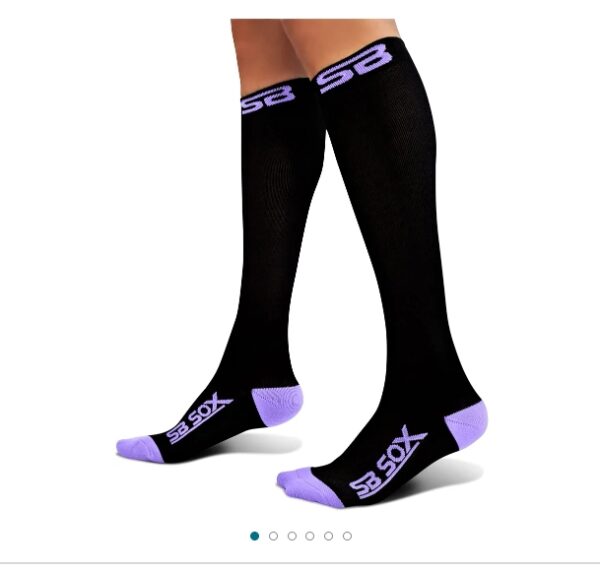 SB SOX Compression Socks (20-30mmHg) for Men & Women – Best Compression Socks for All Day Wear, Better Blood Flow, Swelling! | EZ Auction