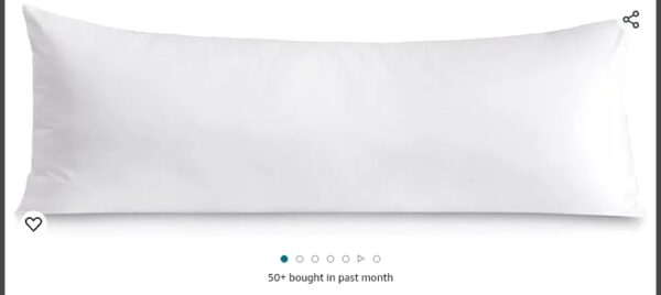 Body Pillow Cover 20x60 Body Pillow Case 100% Soft Egyptian Cotton Hotel Quality 1-Pieces White Body Pillow Cover Premium 600 Thread Count Body Pillowcase Zipper Closure - 20 x 60, White Solid | EZ Auction