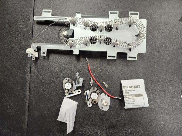 Dryer Heating Element Replace For Whirlpool WED9400SW2 WED70HEBW0 WED7300XW0 WED8300SW0 WED9150WW1 WED9550WW1 WED9200SQ1 WED7800XW0 WED9500TW3 WED9200SQ0 WED8300SW1 WED9050XW1 WED9750WL0 W/Thermostat | EZ Auction