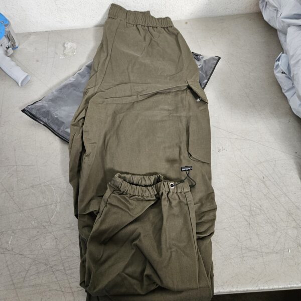 size xs womens Multi Pocket Drawstring Cargo Pants | EZ Auction