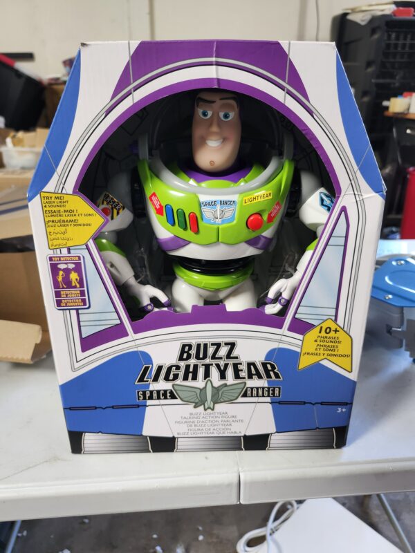 Toy Story Disney Advanced Talking Buzz Lightyear Action Figure 12'' | EZ Auction