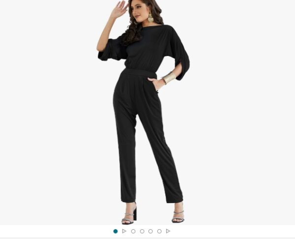 Size M, KOH KOH Womens Short Sleeve Sexy Semi Formal Cocktail One Piece Jumpsuit Romper | EZ Auction