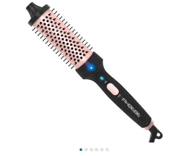 PHOEBE 1.5 Inch Thermal Brush 1 1/2 Inch Ceramic Tourmaline Ionic Heated Round Brush Create Loose Volume Curls Thermal Round Brush 30S Fast Heating Dual Voltage for Travel | EZ Auction