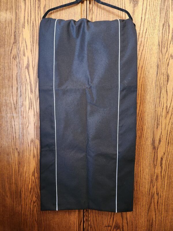 Black with White Stripe Coverlet Bedding Decor 100 Inch Long | EZ Auction