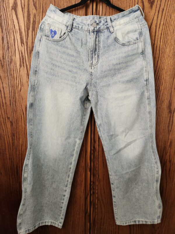 Aelfric Eden Wavy Washed Jeans | EZ Auction