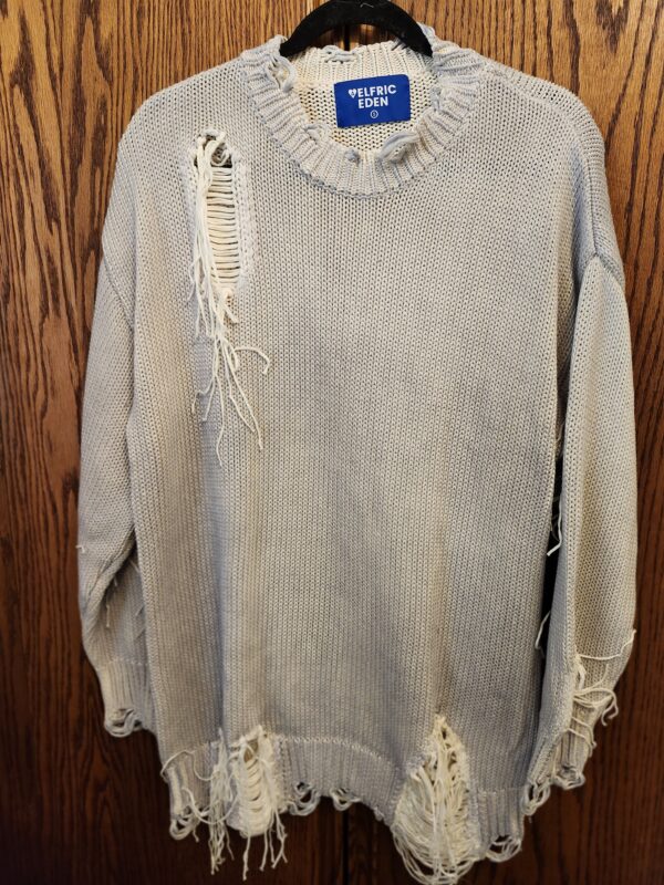Aelfric Eden Distressed Wasteland Style Sweater | EZ Auction