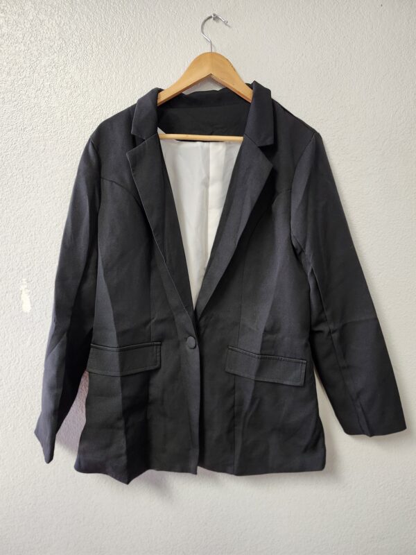 ***NOT EXACT MODEL 2XL***Womens One Button Blazer Lightweight Office Work Suit Jacket | EZ Auction