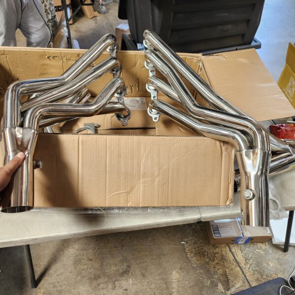 Stainless Steel Long Tube Headers for Chevy and GMC Pickup Trucks with SBC | EZ Auction