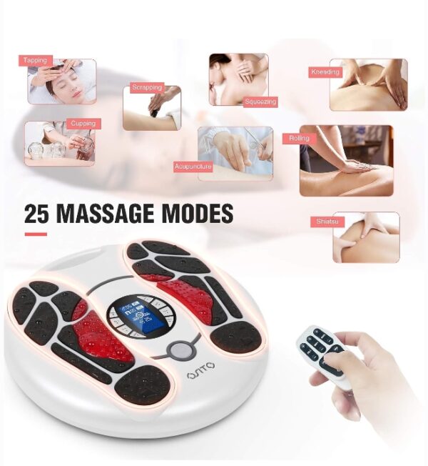 EMS Foot Massager for Neuropathy, FSA HSA Approved Products, Foot Massager Circulation Stimulator, Foot Massager for Circulation and Pain Relief, 25 Modes 99 Intensities, Ideal Gift for Women/Men | EZ Auction