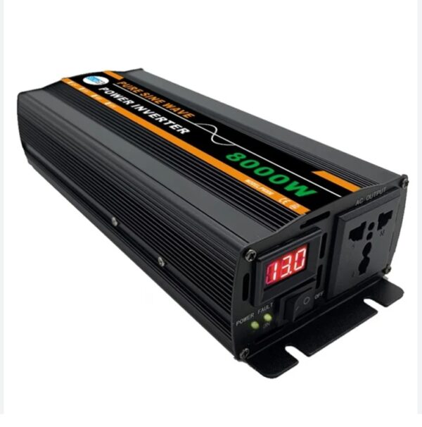 SOLIKETECH 8000W LED Display Pure Sine Wave Car Power Inverter - DC 12V to AC 220V | EZ Auction