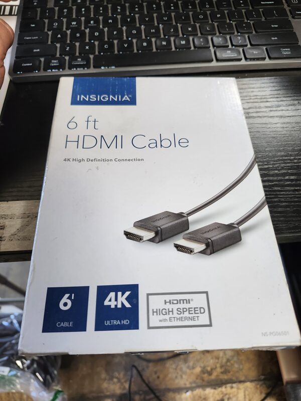 Insignia™ - 6' HDMI Cable - Matte Black | EZ Auction