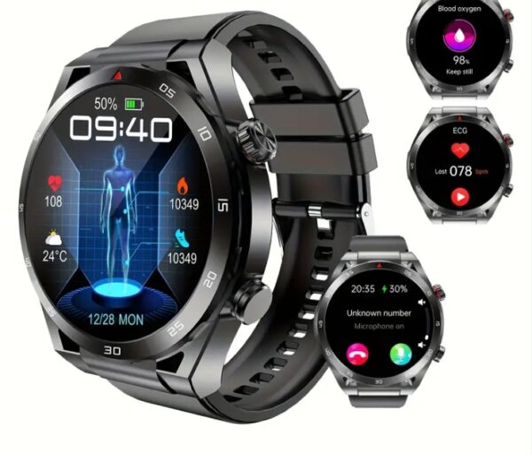 Smart Watch ECG PPG BodyTemperature Waterproof 280mAh Wireless Charging | EZ Auction