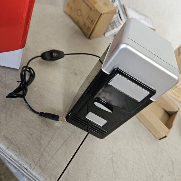 Mini USB Refrigerator Cooler Beverage Drink Cans Refrigerator and Heater for Office Desktop Hotel Home Car (Black) | EZ Auction