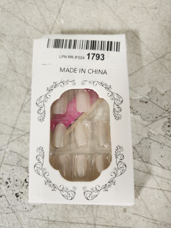 ***NOT SAME DESIGN*** PLAIN SHINY TRANSPARENT PINK+++Beautiful Nail Press On Nail | EZ Auction