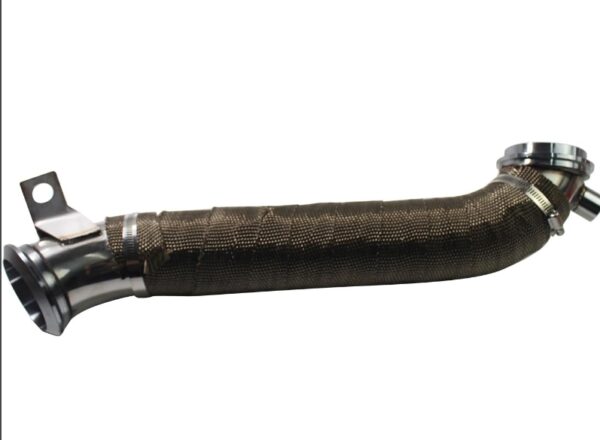 *** 011-2015 Chevy GMC 6.6L LML Duramax Diese *** IBESTWOLF Polished 3" Turbo Pipe with Heat Wrap for 2011-2015 Chevy GMC 6.6L LML Duramax Diesel, Turbo Outlet Down Pipe for GM 2011 to Early 2015 | EZ Auction