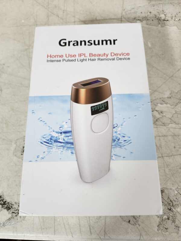 ***SIZE S***Gransumr at-Home Permanent Hair Removal for Women and Men, Painless Best Hair Remover Device Whole Body Facial Armpits Back Legs Arms Face Bikini Line, Corded | EZ Auction