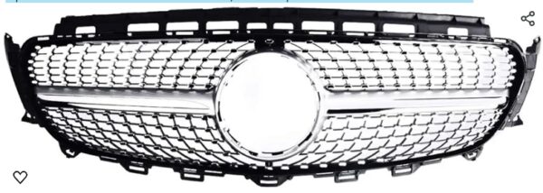 Bapmic 2138880123 Front Silver Diamond Star Grille w/Camera Compatible with Mercedes-Benz W213 E300 E400 | EZ Auction