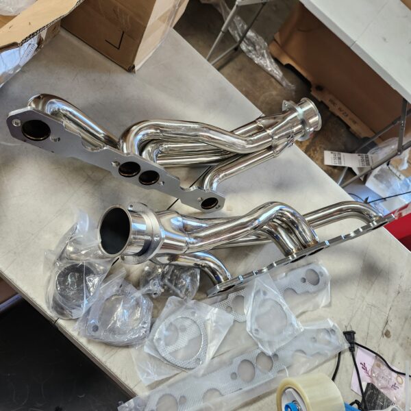 DEMOTOR PERFORMANCE Silver Stainless Steel Headers Compatible with Chevy/GMC 1500 5.0 5.7L 2WD/4WD 1988-1995 | EZ Auction