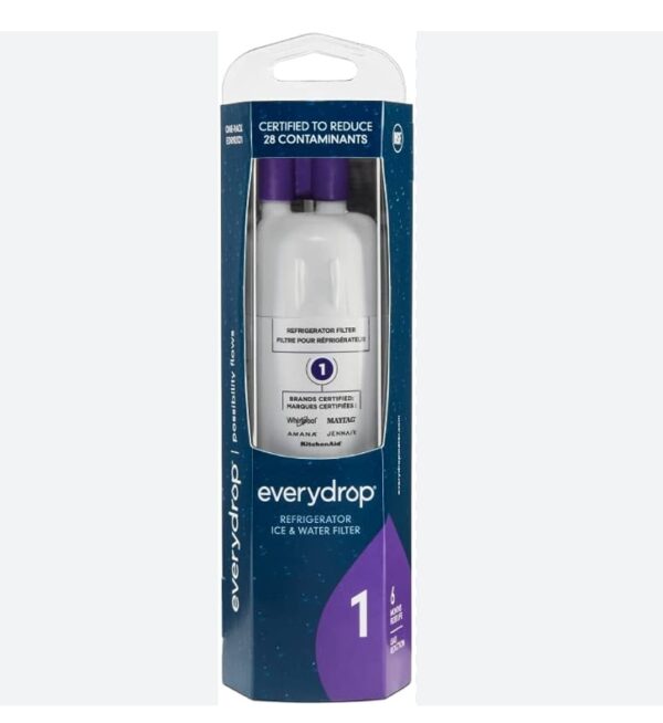 everydrop by Whirlpool Ice and Water Refrigerator Filter 1, EDR1RXD1, Single-Pack , Purple | EZ Auction