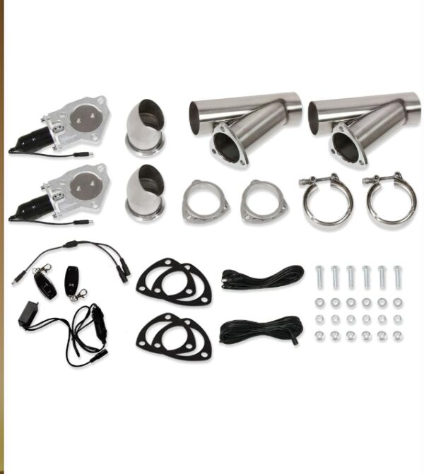 Stainless Steel 3" Electric Exhaust Pipe Kit | EZ Auction